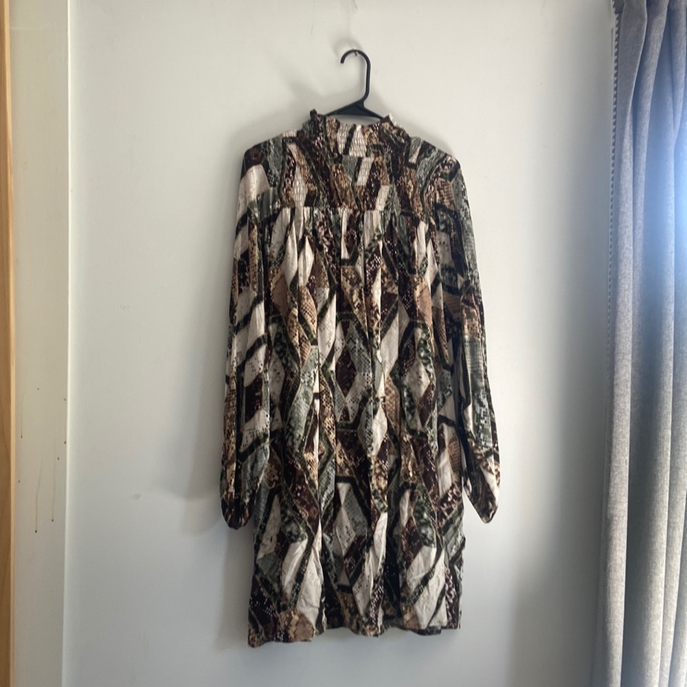 Multi print dress